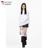 Women's Pure Cotton Long Sleeve Round Neck T-shirt