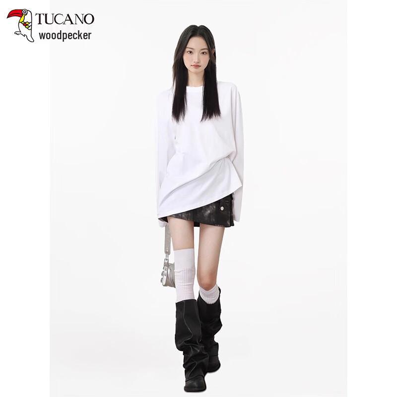 Women's Pure Cotton Long Sleeve Round Neck T-shirt