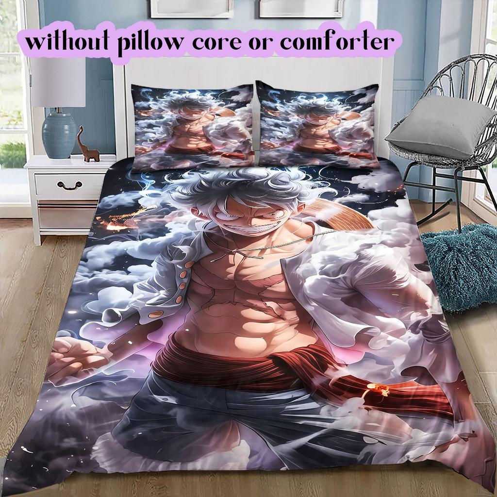 OnePiece Anime Soft and Comfortable Duvet Cover, Children's Bedding Set Gift, Extra Large Size, Various Sizes Available