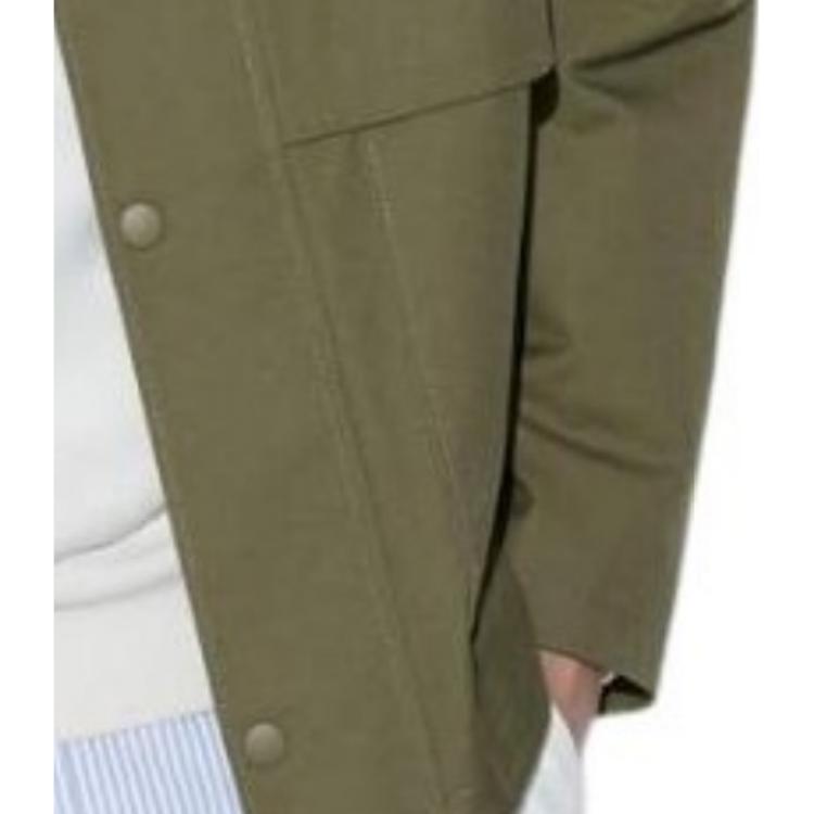 UNIQLO Solid Color Lapel Single-Breasted Long Sleeve Jacket Men jackets Olive 470989-56