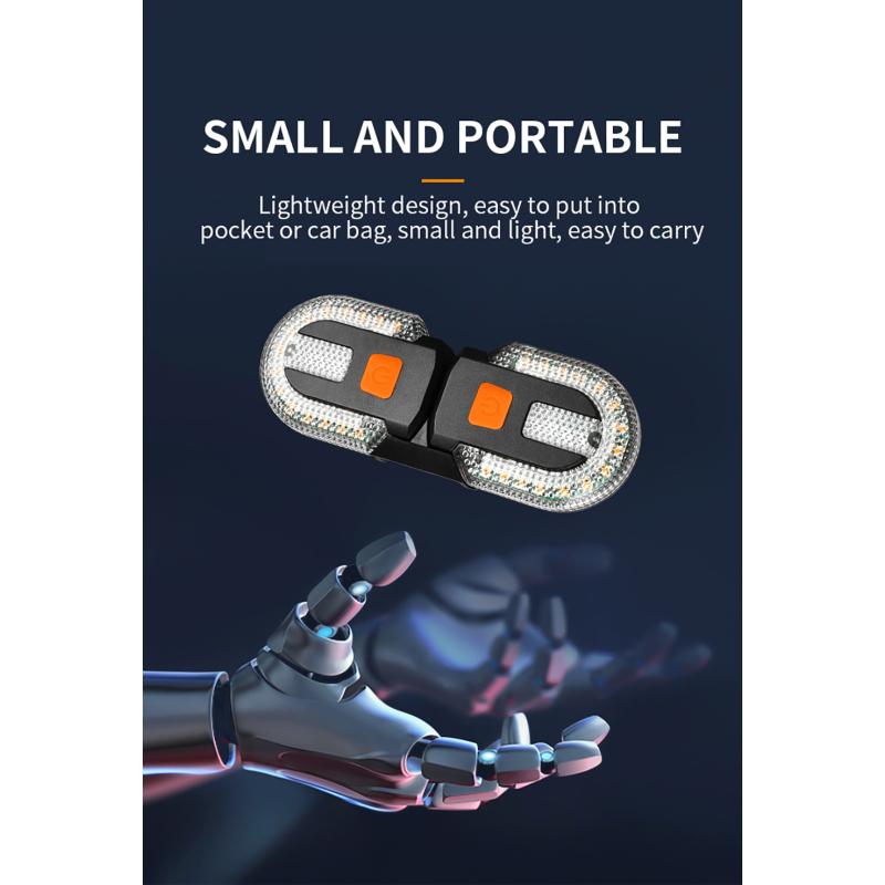 1/2PCS Bike Turn Signal Rear Light USB Rechargeable Wireless Remote Control LED Bicycle Taillight MTB Night Riding Warning Lamp