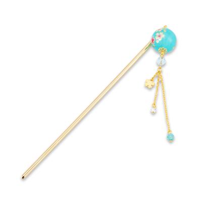 Noren Kanzashi Hairpin Hair In Japan Dragonfly Bead Glass Bead Style Hair Ornament Hair Accessory Hair Styling Style Adult Japanese Clothing