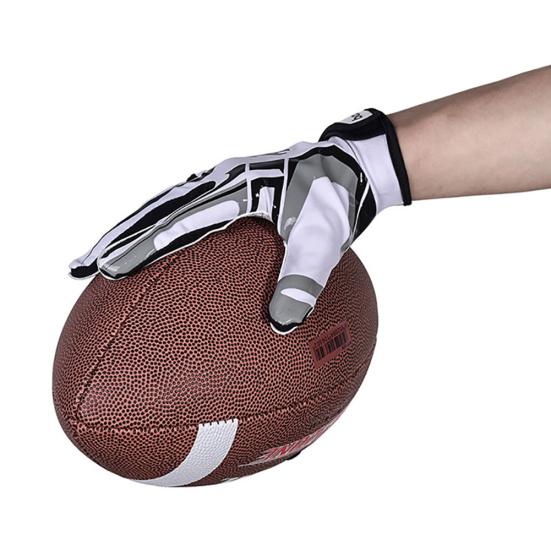 BOODUN Unisex Rugby Full Finger Breathable Anti-slip American Football Gloves