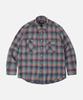 FRIZMWORKS Flannel Check Work Shirt _ Emerald Pink