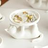 1/2pcs Simple Funny Cat Jewelry Tray Cartoon Cat Display Stands Bracelets Ring Home Ornaments Holder Dish Desktop Decor
