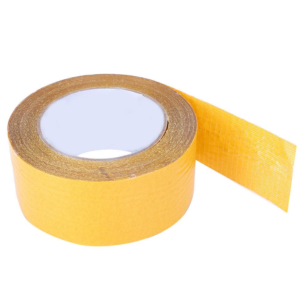 Waterproof Fiberglass Strong Tape Cross shaped Mesh Fiber Grass Double Sided Mesh Tape(50mm x 20m )