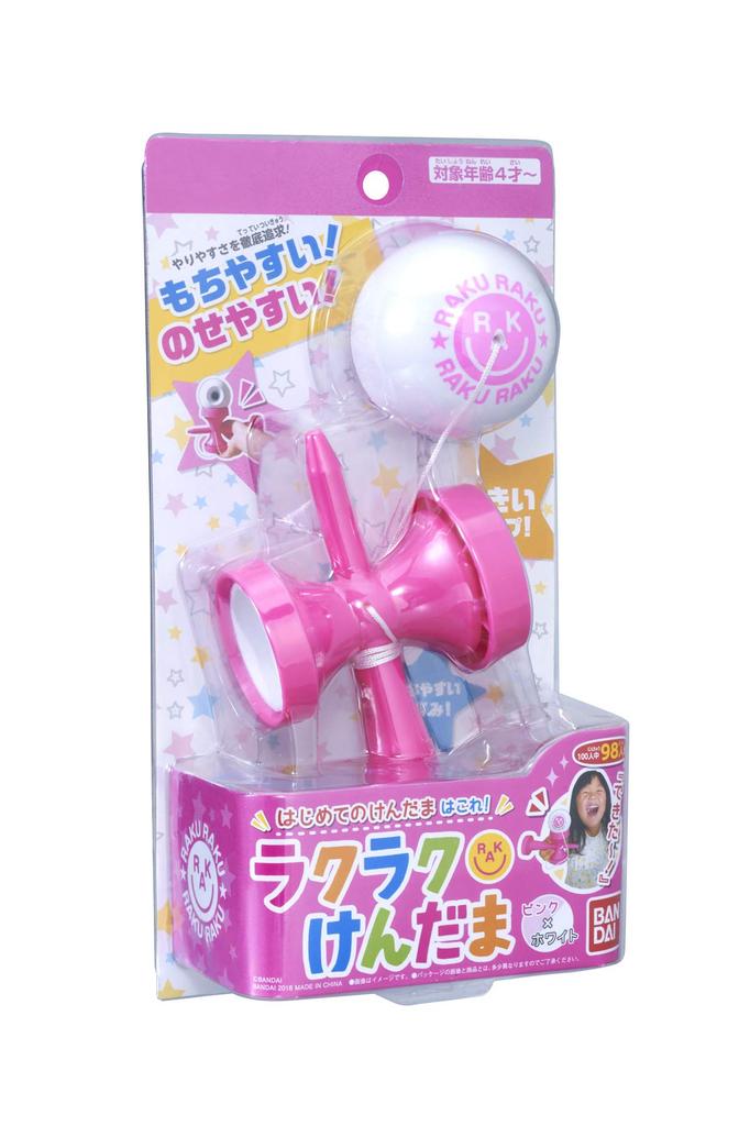Bandai Easy Kendama Pink x Weiß