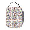 Katseyes Keycharms Insulated Lunch Bag Portable Meal Container Cooler Bag Tote Lunch Box Beach Outdoor Men Women