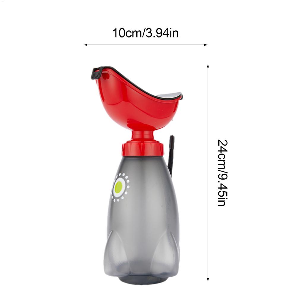 

600ml Adult Urinal Portable Personal Mobile Toilet Potty Women Kid Pee Bottle For Outdoor Car Travel Traffic Camping красный