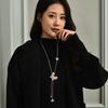 Elegant Long Butterfly Sweater Chain For Women Featuring Sparkling Alloy Design