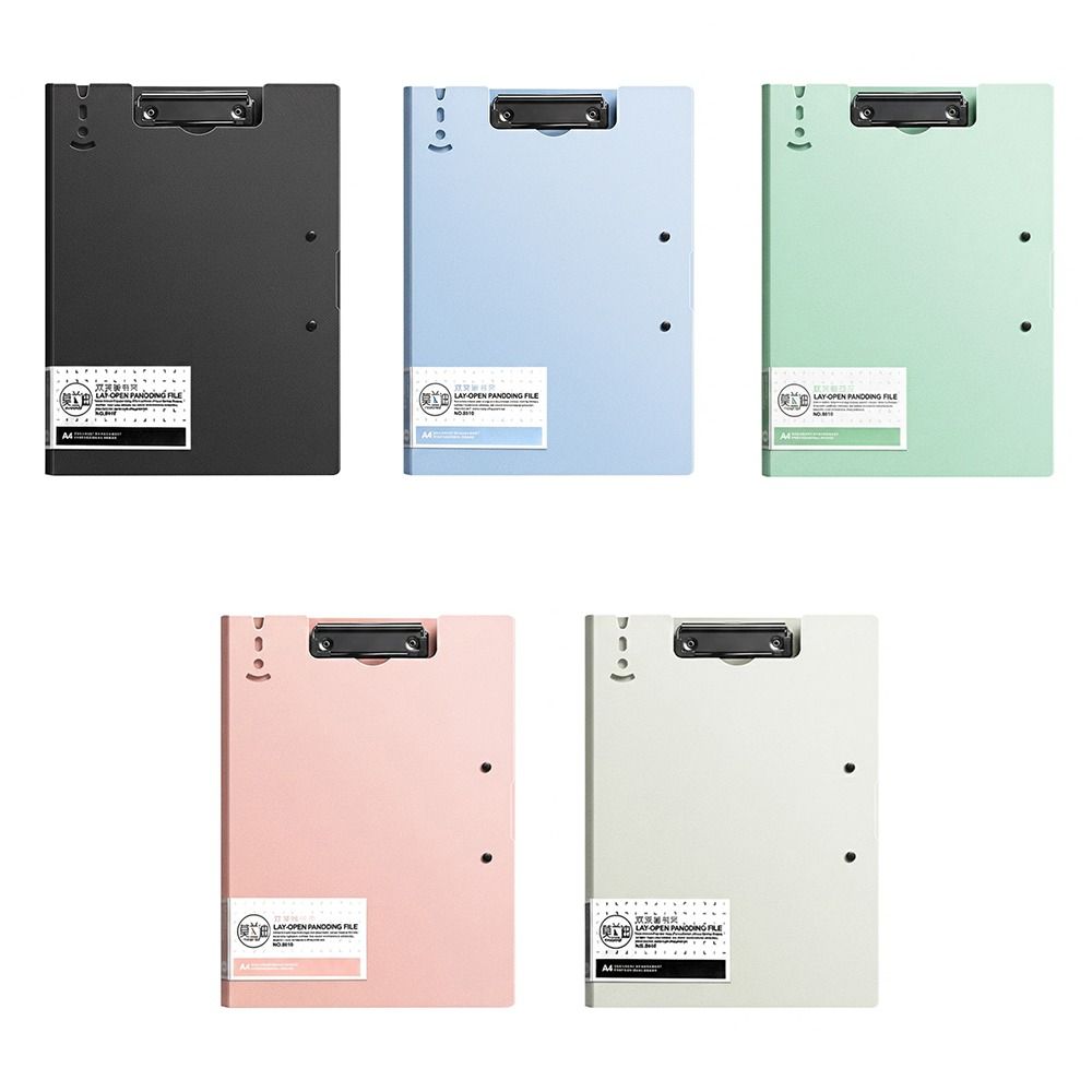 Double Clips Clipboard Multi-functional Memo Clip Board New A4 File Folder  Students