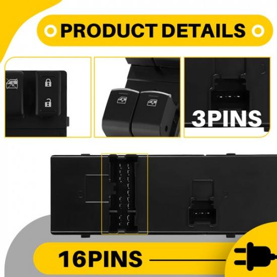 Front Driver Power Window Switch Master For 2015-2016 Subaru Outback Legacy EOA