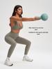 European & American V-neck Halter Backless Wire-free Sports Bra YG-1005
