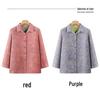 Autumn 2026 Stylish Lapel Printed Top for Middle-aged and Elderly Women