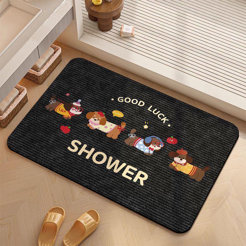 2026 Bathroom Door Anti-Slip Quick-Dry Diatomaceous Earth Mat