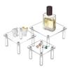 Home 3Pcs Square Acrylic Storage Rack Handmade Toy Doll Display Base Cosmetics Wallet Jewelry Display Rack
