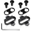 High-Quality Mountain Bike Shoes Cleats for Shimano SH51 SPD MTB Steel Cleats Multi-Release Spd Pedal Cycling Shoes Clips Set