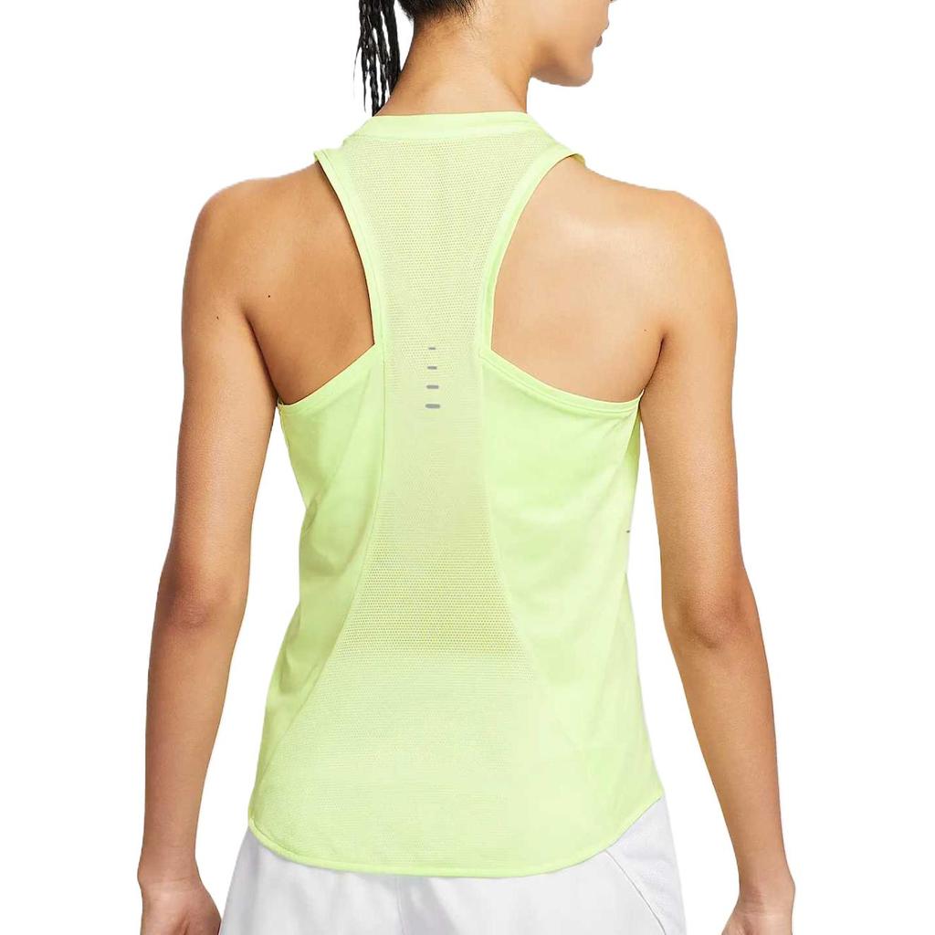 Nike Dri-Fit Comfortable Skin-Friendly Soft Versatile Solid Color Tank Top Women Tops Yellow HQ0621701