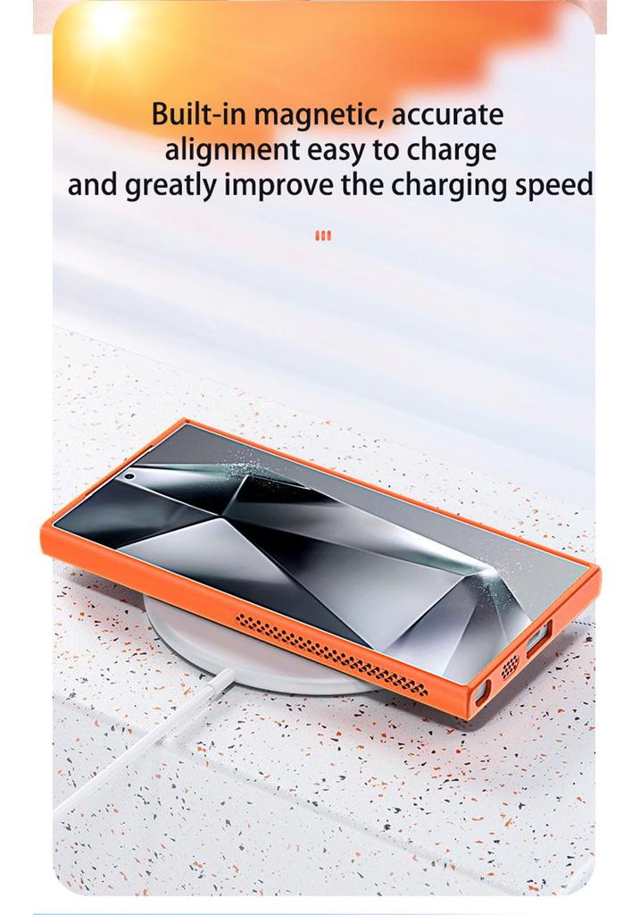 Magnetic Heat Dissipation Protective Case for Samsung S23 FE/S24+/S26 Ultra – Suitable for Men and Women
