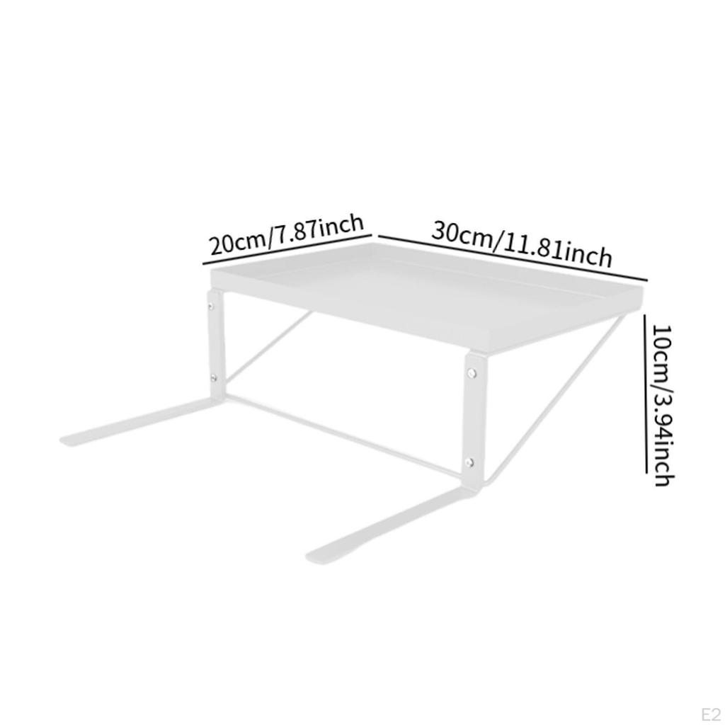 Bed Bedside Shelf Frame Clamp Detachable Easy Install Bracket Inserted into Mattress Table