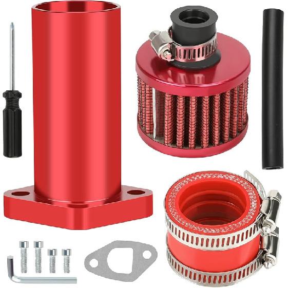Intake Manifold Inlet Pipe Kit Replacement For PWK 24Mm 28Mm PE Carburetor Predator 212 224 196Cc 200Cc Engine Coleman Mini Bike CT200U BT200X KT196