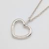 Used Rare TIFFANY & Co. Tiffany Silver Open Heart Necklace