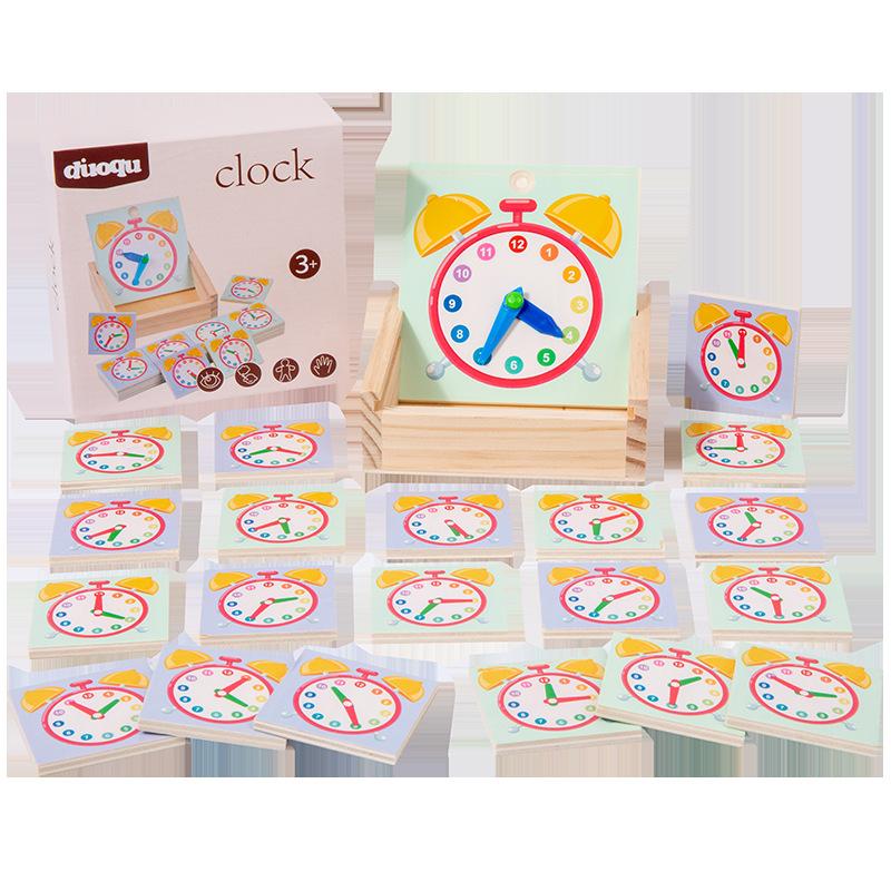 

Карточка времени Понимание часов Раннее образование Образовательная головоломка Для учеников начальной школы Настольные игры Родитель-ребенок Интерактивные игрушки для сопоставления разноцветный