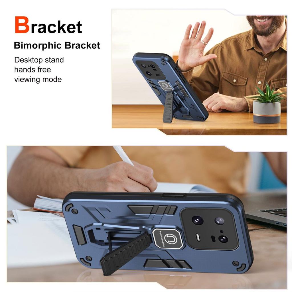 Dual Layer Shockproof Fall Support Armor Shell For XiaoMi 13 13 Pro 13 Lite 12T Pro Poco F5 Pro C55 X4 X5 Pro M4 M5S 4G 5G