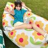 Aufblasbare Liege Tragbar Faltbar Polyesterfaser Bequem Gute Tragfähigkeit Outdoor Luftstuhl für