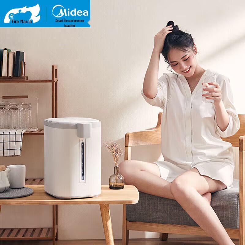Midea 5L 304 Stainless Steel Smart Electric Kettle CN plug (adapter included)