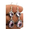 Amethyst Gemstone Ethnic Handmade Drop Dengle Earring Jewelry  ER 130