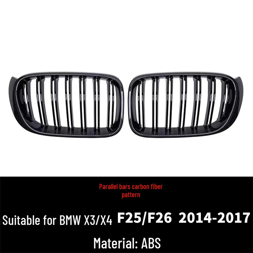 Modified Double Line Grille for BMW X3/X4 (F25/F26 2014-2017)