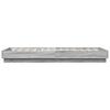 LED Bed Frame in Gray Sonoma Oak 100 x 200 cm