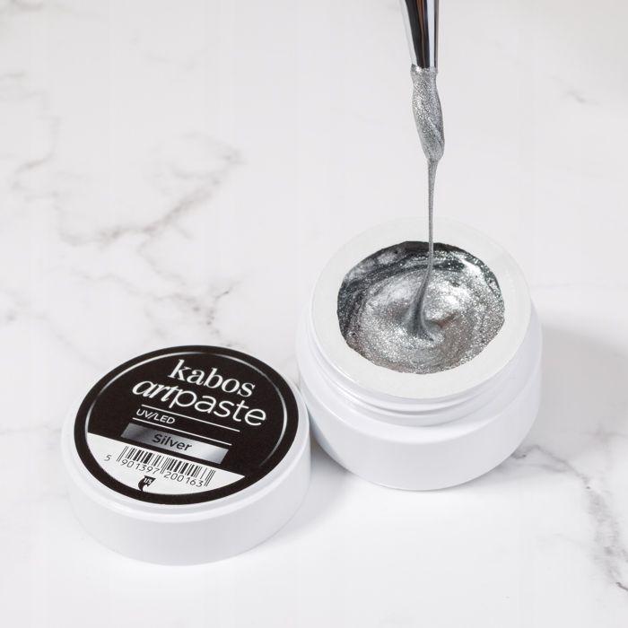 Pâte de Nail Art - Kabos ArtPaste - Silver - 5 g - Formule sans HEMA ni Di-HEMA
