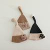 Trend cute children's wool hat long tail baby Christmas hat autumn new boys and girls knitted hat