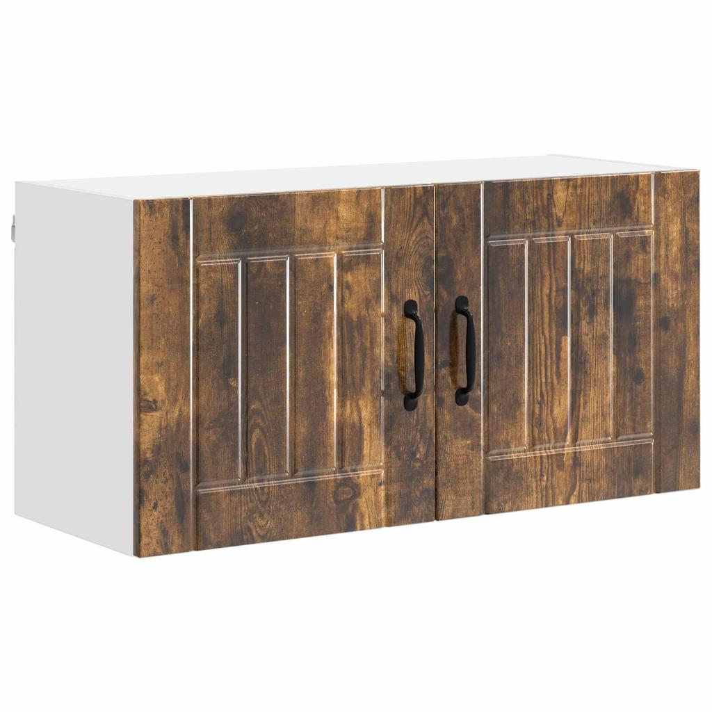 Wall Cabinet LUCCA Smoked Oak 80 X 31 X 40 Cm