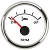 52mm Marine Trim Gauge Waterproof Trim Gauge UP-DN  with Red Backlight for Auto Motor Parts Yacht 9-32V Car Accessories