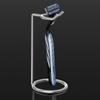 Men Metal Art Shaving Brush Stand Razor Base Chromed Silver Shaving Razor Beard Clean Shaver Kit Cartridge Easy Carry