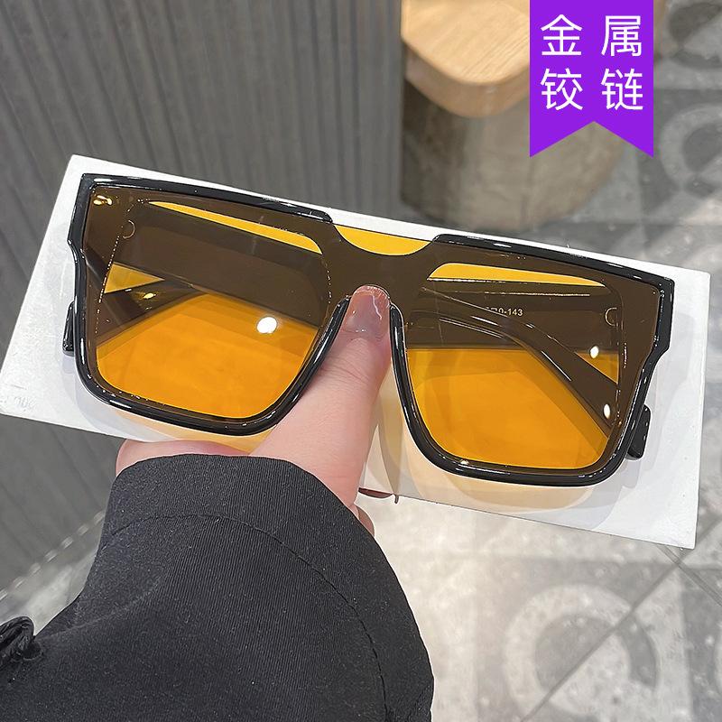 European American Women's Sun Glasses Square Shape Stylish Sunglasses Woman Vacation Travelling Men Sunglass