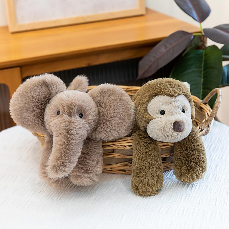 Jc Monkey Elephant Rabbit Plush Toy Soft Stuffed Animal Gift For Children And Girls