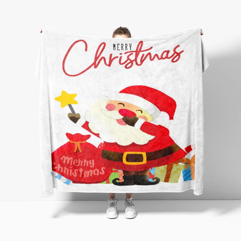 Dekoracja domu pluszowy koc Sofa koc Narzuta łóżko puszyste miękkie koce wystrój Kratka Nowoczesny Halloween Wesołych Świąt zima