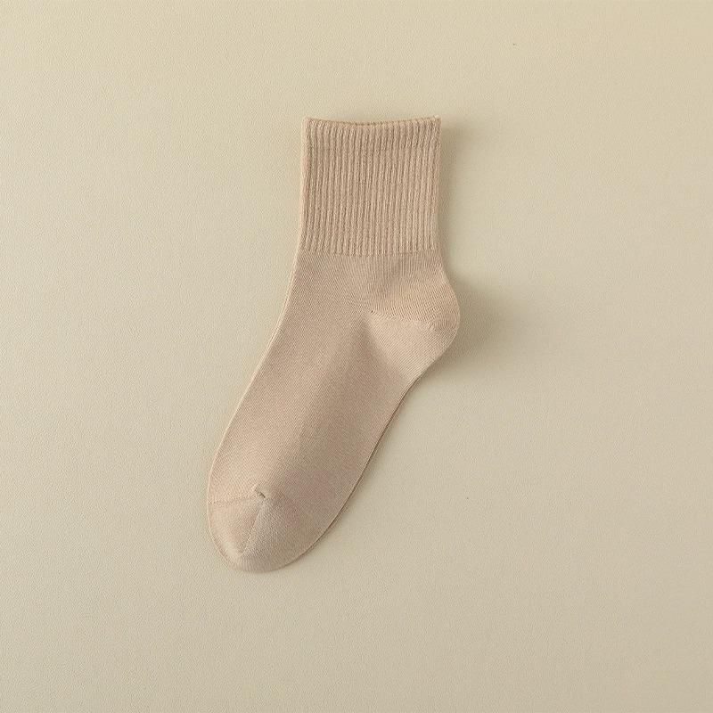 Women'S Boneless Socks, Non-Binding, Seamless Toe, Reinforced Heel, Knit Fabric with Cotton, Polyester, Spandex - Comfortable & Stretchable