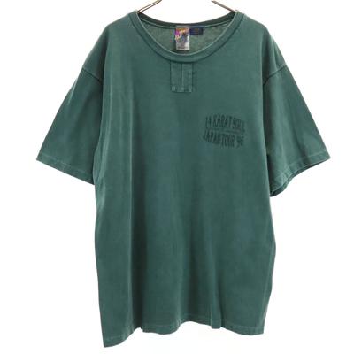 FLASH AVANTI 90s 14KARAT SOUL JAPAN TOUR`96 Short Sleeve T-shirt 2 Green Men's Used