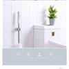 4Pcs Self Adhesive Mop Holder Broom Holder Wall Mounted White Mop and Broom Holder No Drill Wall Mounted Organizer Clip Wall Mou