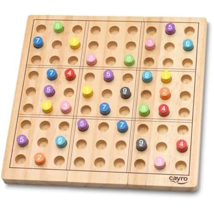 Jeu de société - Cayro - Sudoku Metal Box - Grille 9x9 - Défi logique - 1 joueur