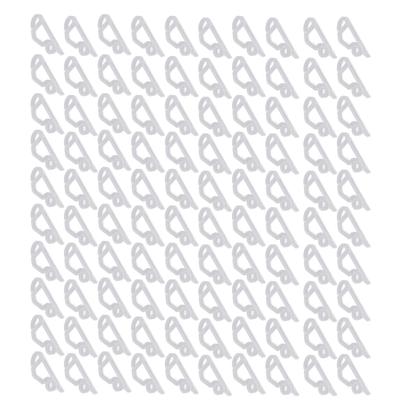 100pcs Christmas Lights Gutter Clips Reusable Waterproof Frostproof Plastic Gutter Clips String