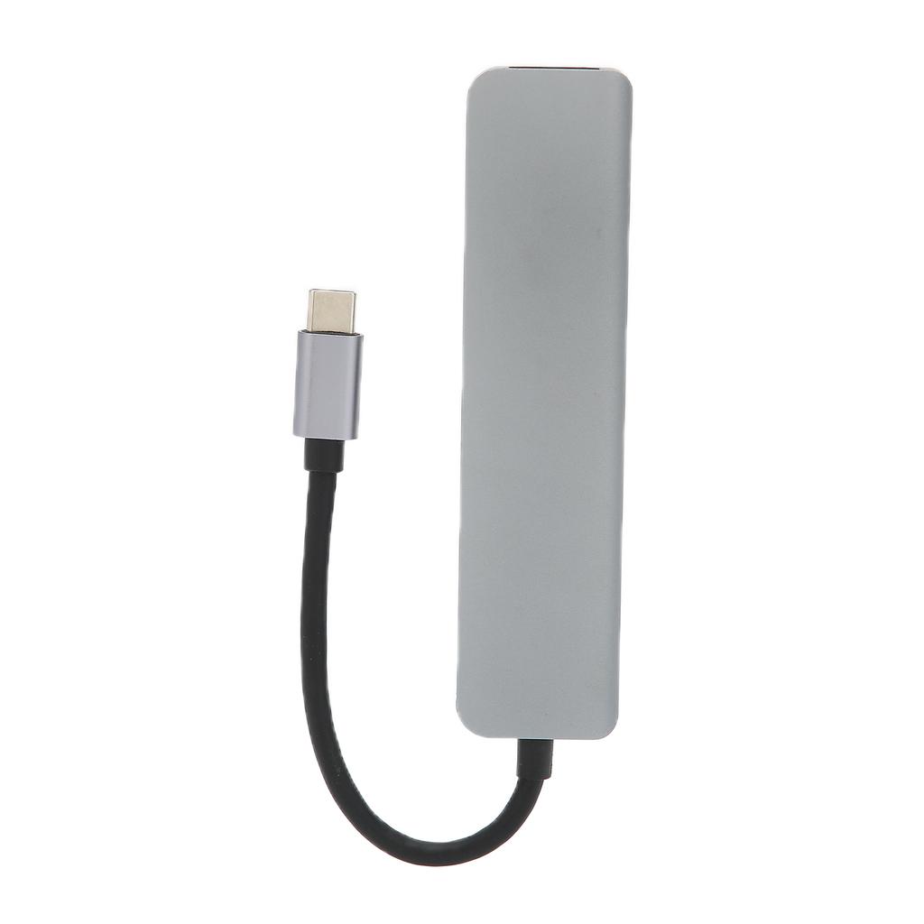 Docking Station Multifunctional 6 In 1 Aluminum Alloy USB Expansion Dock for Type C Channel
