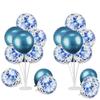 2 Set Kit Supporto per Palloncini, con 20 palloncini, Porta Bastoncini per Palloncini con Base per Tavolo Decorazioni per Festa di Laurea Compleanno Rivelazione di Genere