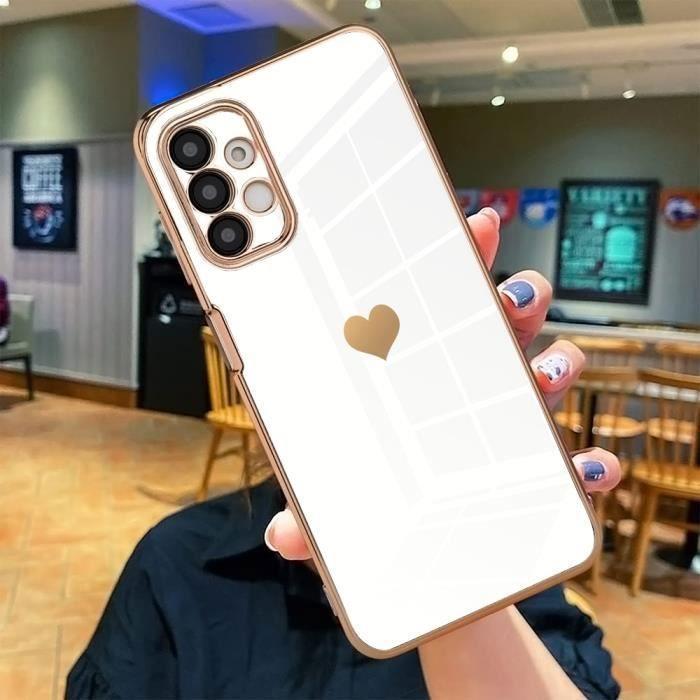 Coque de protection - BOOLING - pour Samsung Galaxy A33 5G - Motif Cœur - Souple - Anti-Rayure