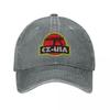 2026 Retro CZ USA Pistol Logo Baseball Caps Unisex Distressed Washed Snapback Hat Guns Outdoor Running Golf Unstructured Soft Ha